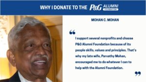 Why I Donate - Mohan C. Mohan - Approved